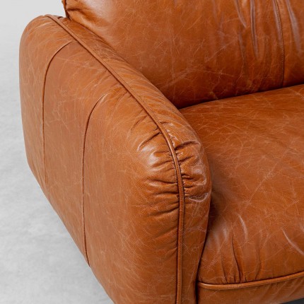 Sofa Calgary 3-Seater brown Kare Design