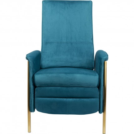 Relaxchair Lazy Velvet Blue Kare Design