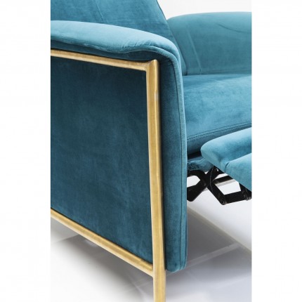 Relaxchair Lazy Velvet Blue Kare Design