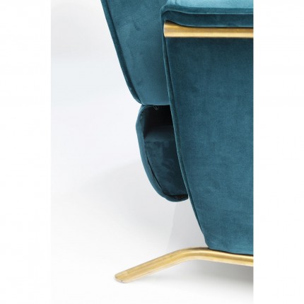 Relaxchair Lazy Velvet Blue Kare Design