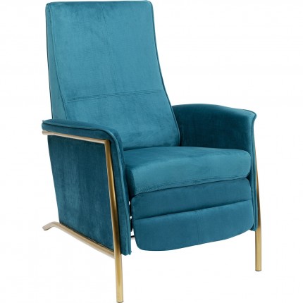 Relaxchair Lazy Velvet Blue Kare Design