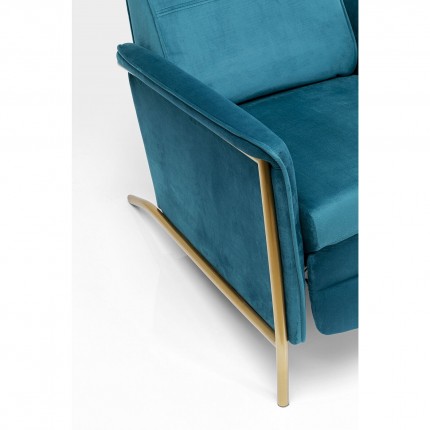 Relaxchair Lazy Velvet Blue Kare Design