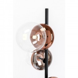 Vloerlamp Double Bubble 165cm koper Kare Design