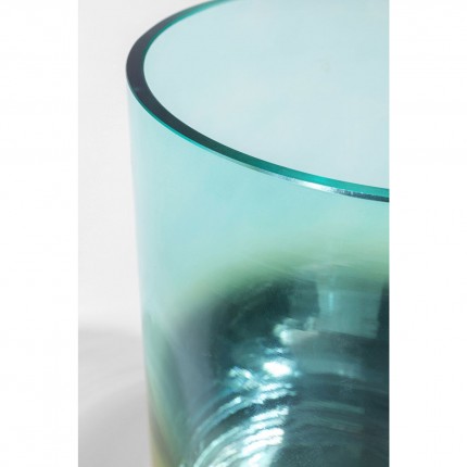 Vase Glow turquoise 20cm Kare Design