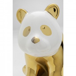 Woonaccessoires panda goud en wit 18cm Kare Design