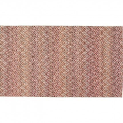 Vloerkleed Zigzag rood 230x160cm Kare Design