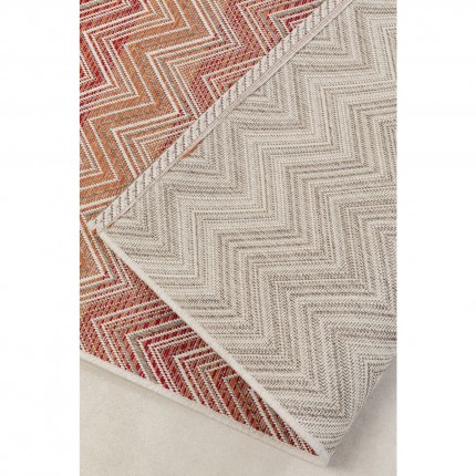 Carpet Zigzag red 230x160cm Kare Design