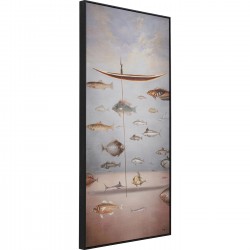 Framed Painting Cloud Fisherman 60x120cm Kare Design