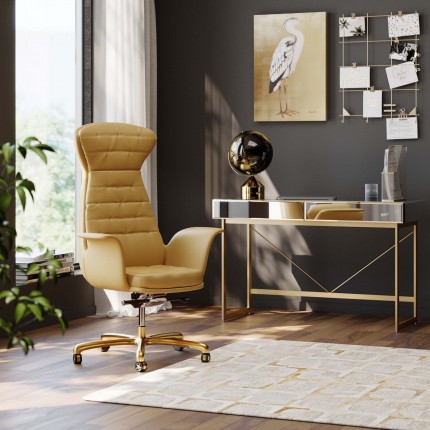 Bureau Soran goud 120x50cm Kare Design