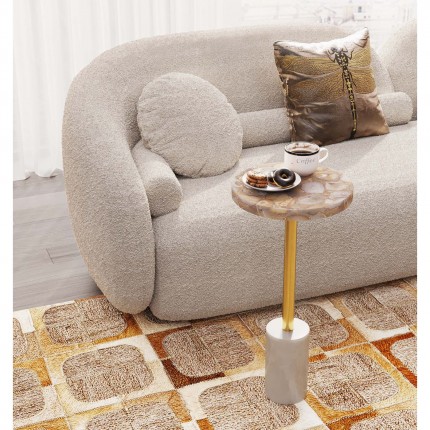 Sofa Kelly Boucle 3-Zits creme Kare Design