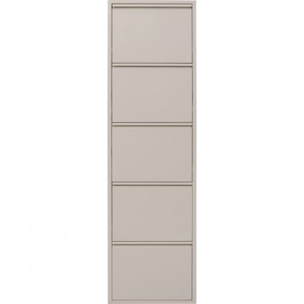 Schoenenkast Caruso creme 5 laden Kare Design