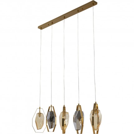 Hanglamp Diamond Fever goud 110cm Kare Design