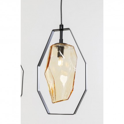 Hanglamp Diamond Fever 110cm zwart Kare Design