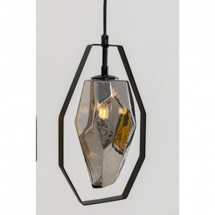 Hanglamp Diamond Fever 67cm zwart Kare Design