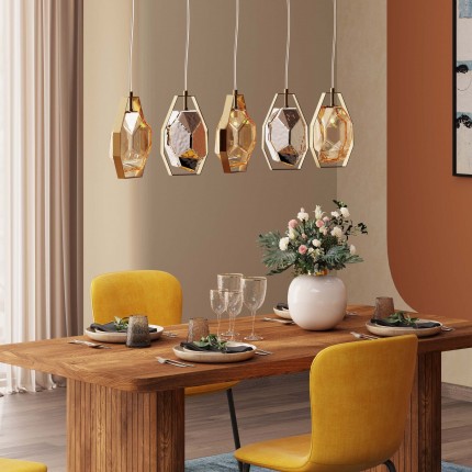 Pendant Lamp Diamond Fever 110cm gold Kare Design