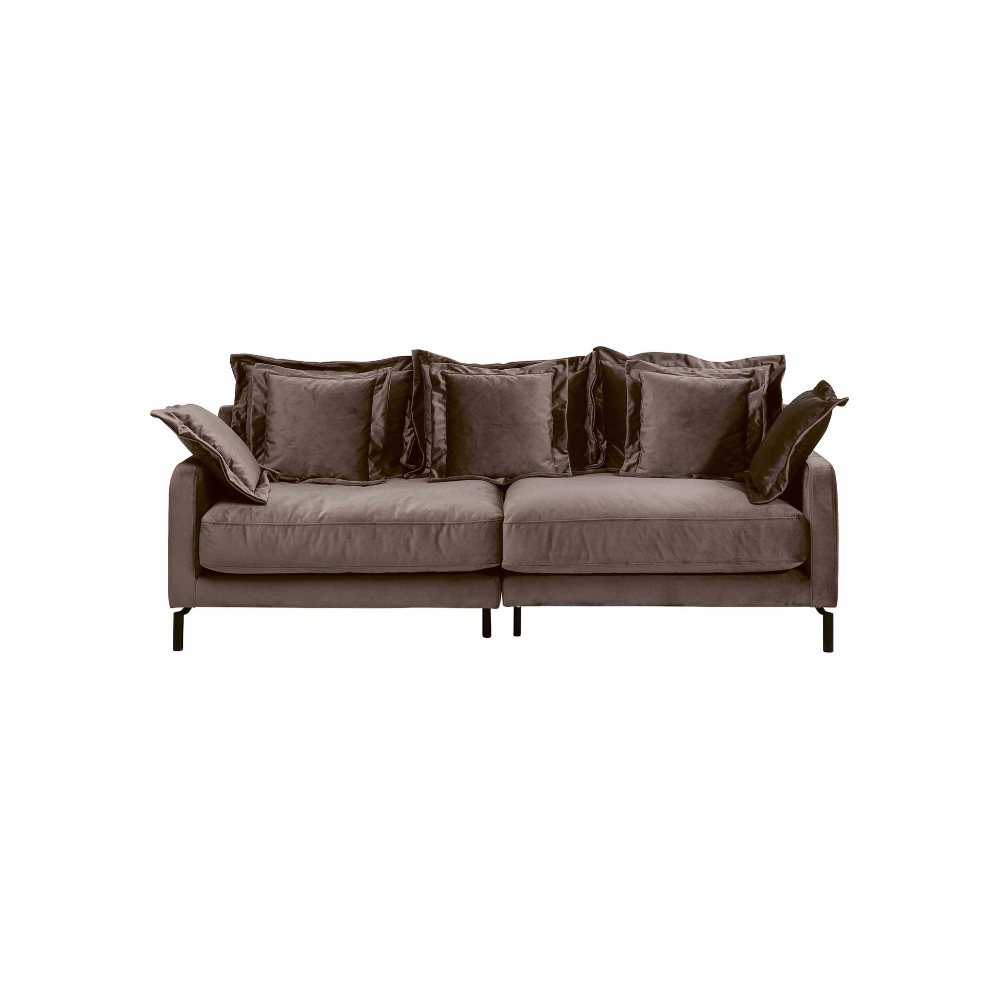 Sofa Lullaby 3-Zits fluweel taupe Kare Design