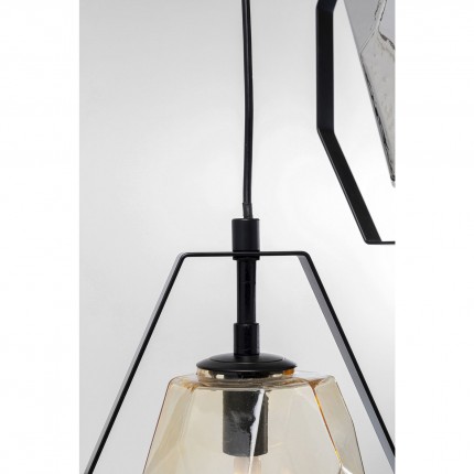 Hanglamp Diamond Fever Ø42cm zwart Kare Design