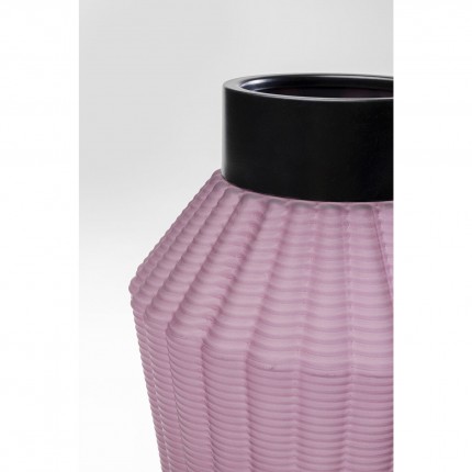 Vase Barfly purple matte 28cm Kare Design