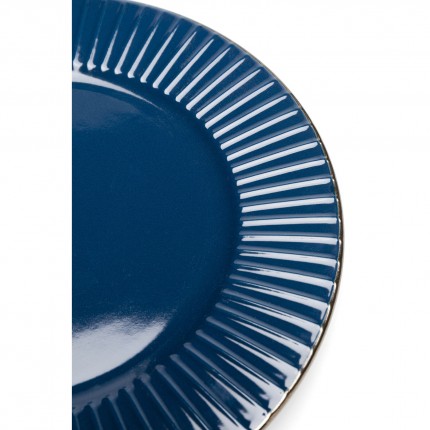 Plate Muse blue Ø27cm (4/Set) Kare Design