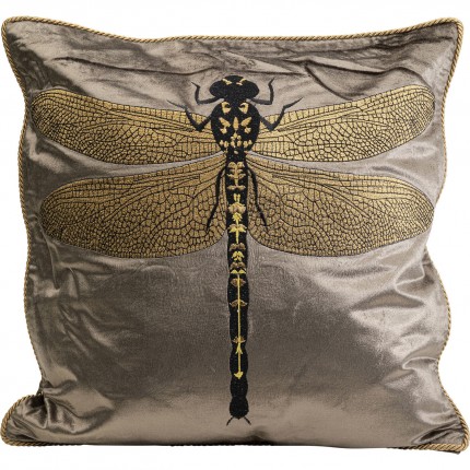 Cushion dragonfly brown 40x40cm Kare Design