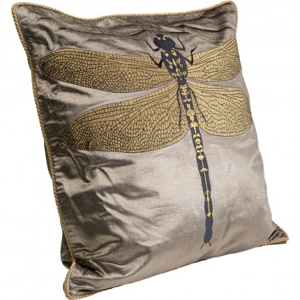 Cushion dragonfly brown 40x40cm Kare Design