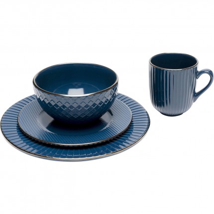 Bowl Muse blue (4/set) Kare Design