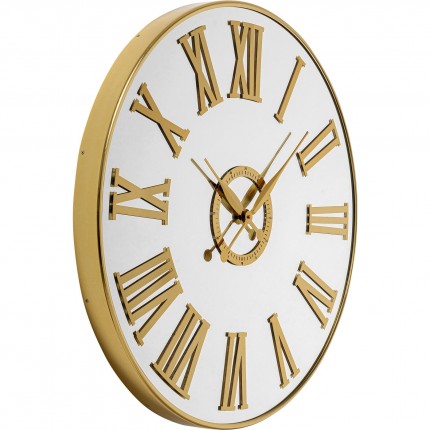 Wall Clock Casino mirror gold 76cm Kare Design