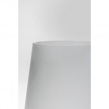 Vase Noble Ring grey matte 26cm Kare Design