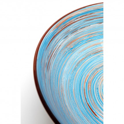 Bowl Swirl Ø22cm blue (4/set) Kare Design