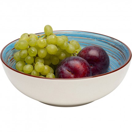 Bowl Swirl Ø22cm blue (4/set) Kare Design