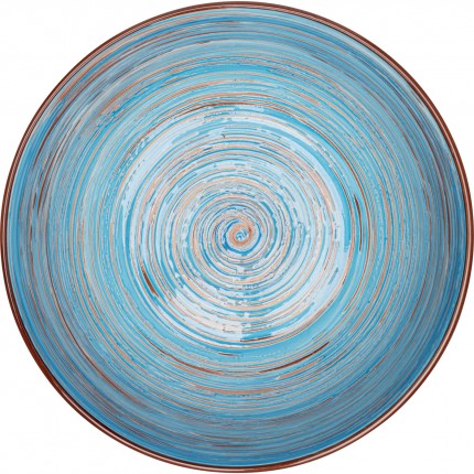 Bowl Swirl Ø22cm blue (4/set) Kare Design