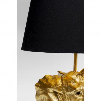 Table Lamp elephant gold Kare Design