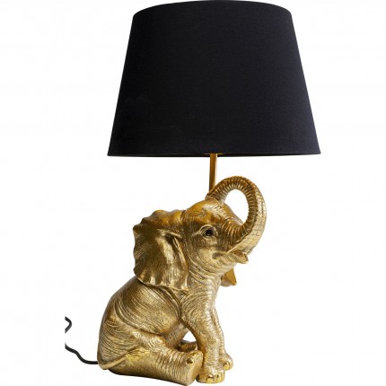 Table Lamp elephant gold Kare Design