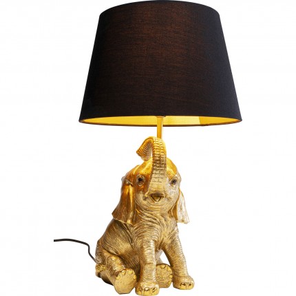 Table Lamp elephant gold Kare Design