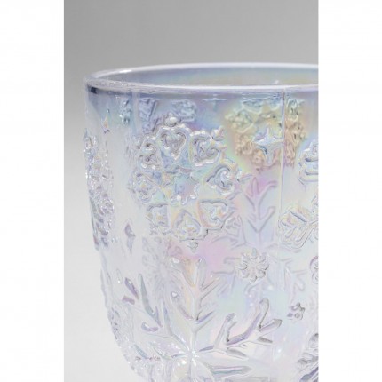 Wijnglazen Ice Flowers paars (6/set) Kare Design