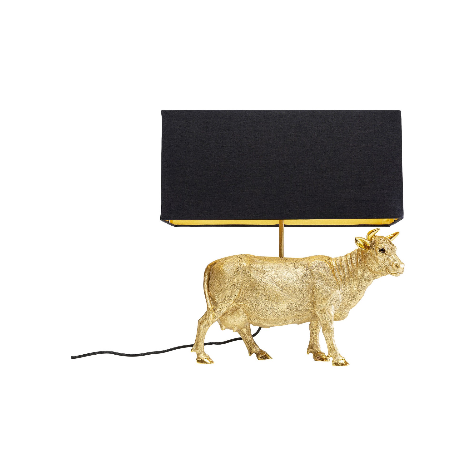 Lampe à poser Cow doré 52cm