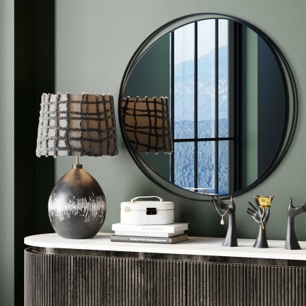 Wall Mirror Bonita black Ø80cm Kare Design