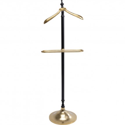 Valet Stand Ordinato black and gold Kare Design