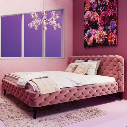 Bed Desire Velvet Roze Kare Design