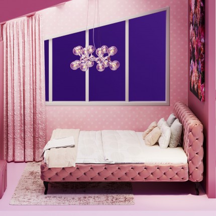 Bed Desire Velvet Roze Kare Design