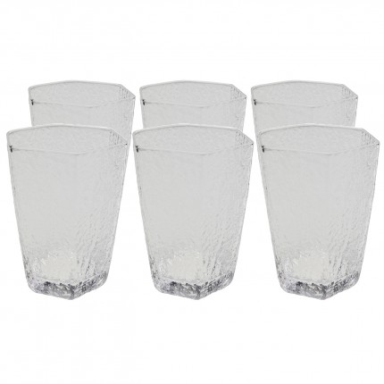 Waterglazen Cascata (6/Set) Kare Design