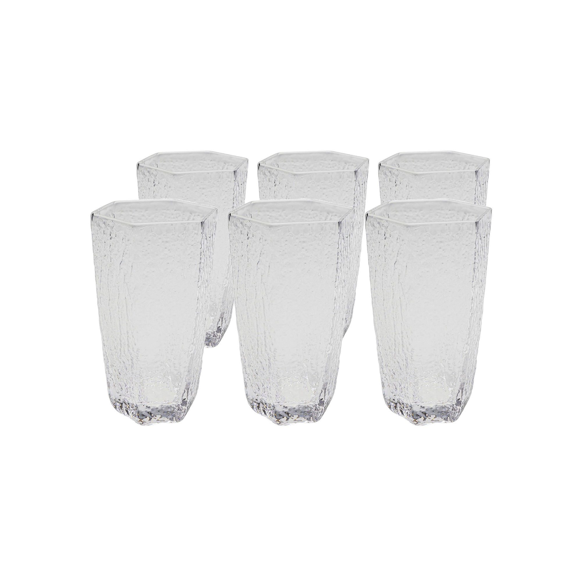 Waterglazen Lang Cascata (6/Set) Kare Design