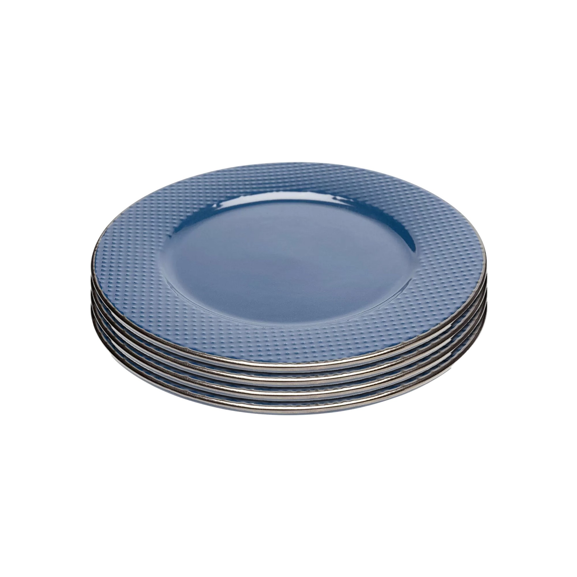 Plate Muse blue Ø20cm (4/Set) Kare Design