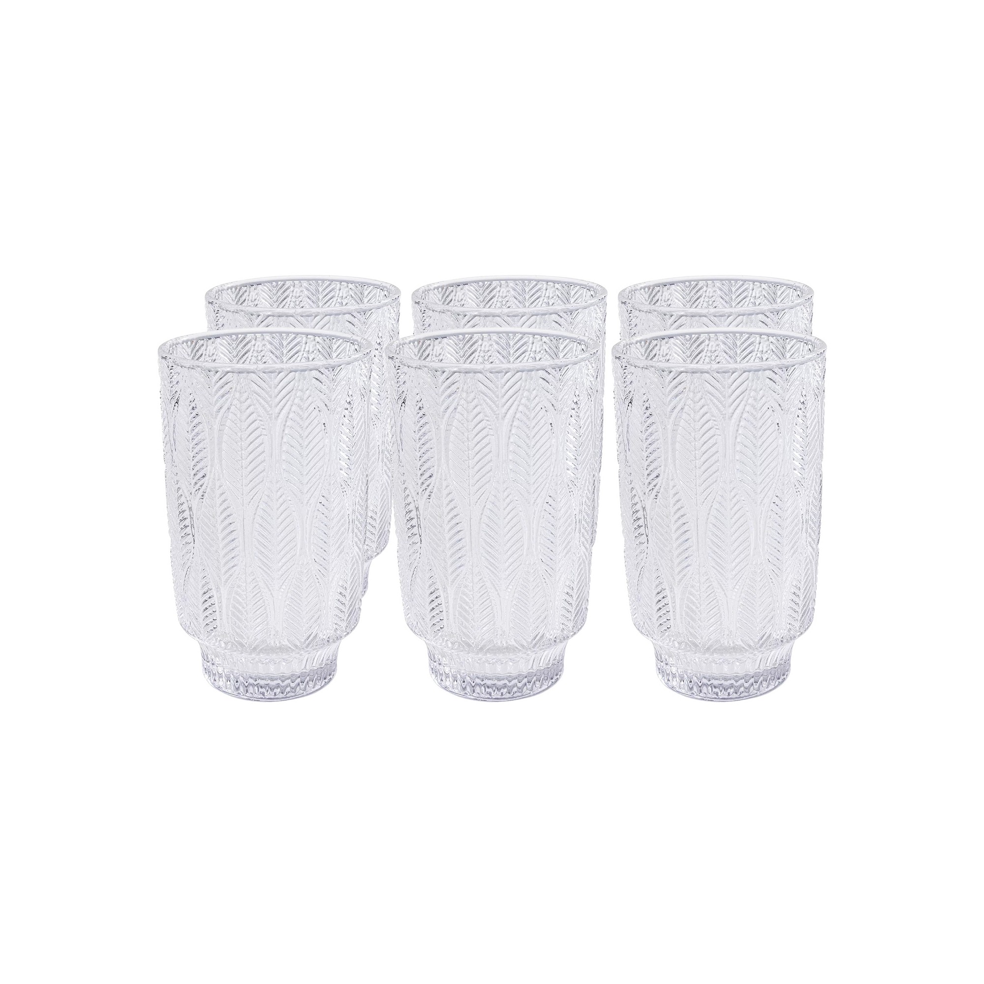 Waterglazen Fogli (6/set) Kare Design