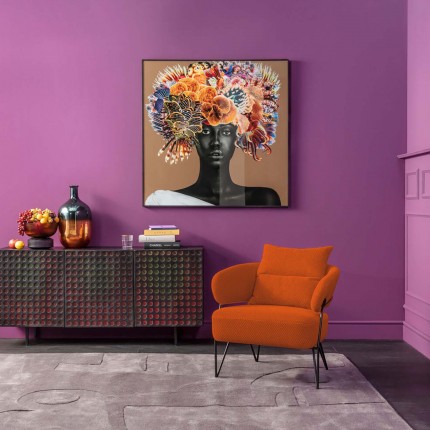 Fauteuil Peppo oranje Kare Design