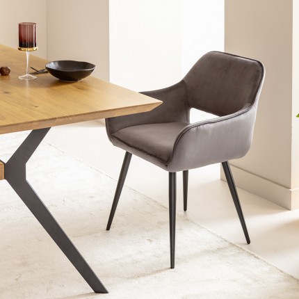 Chair with armrests San Francisco Grey Kare Design