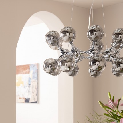 Hanglamp Atomic Balls 18 zilver Kare Design