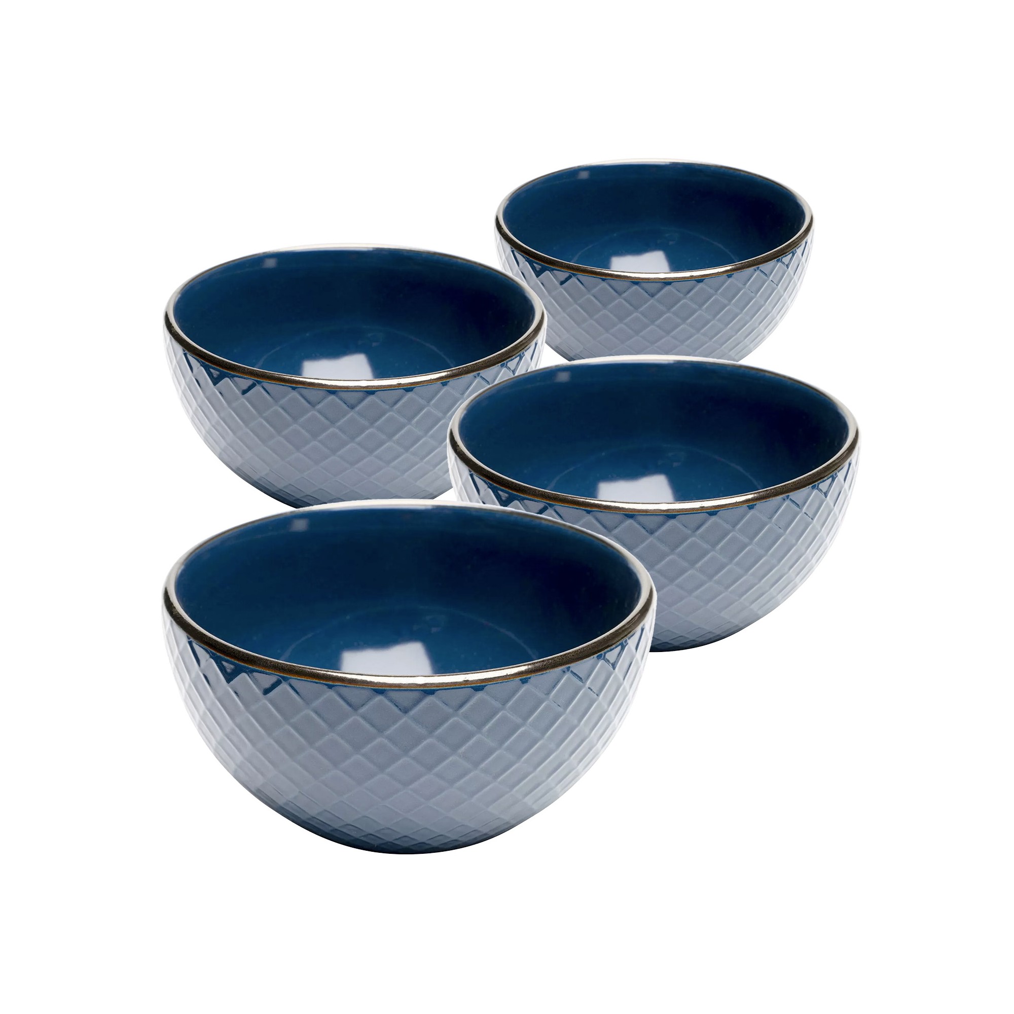 Kommen Muse blauw (4/set) Kare Design