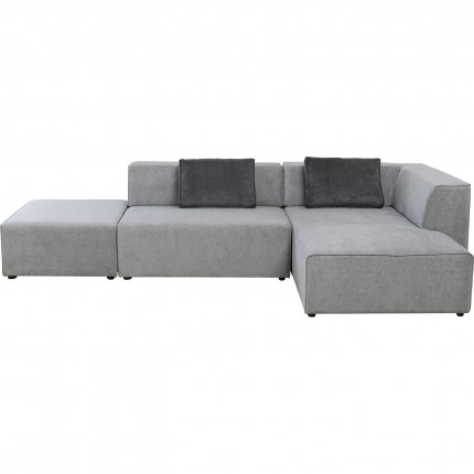 Sofa Infinity Ottomane Grey Right Kare Design