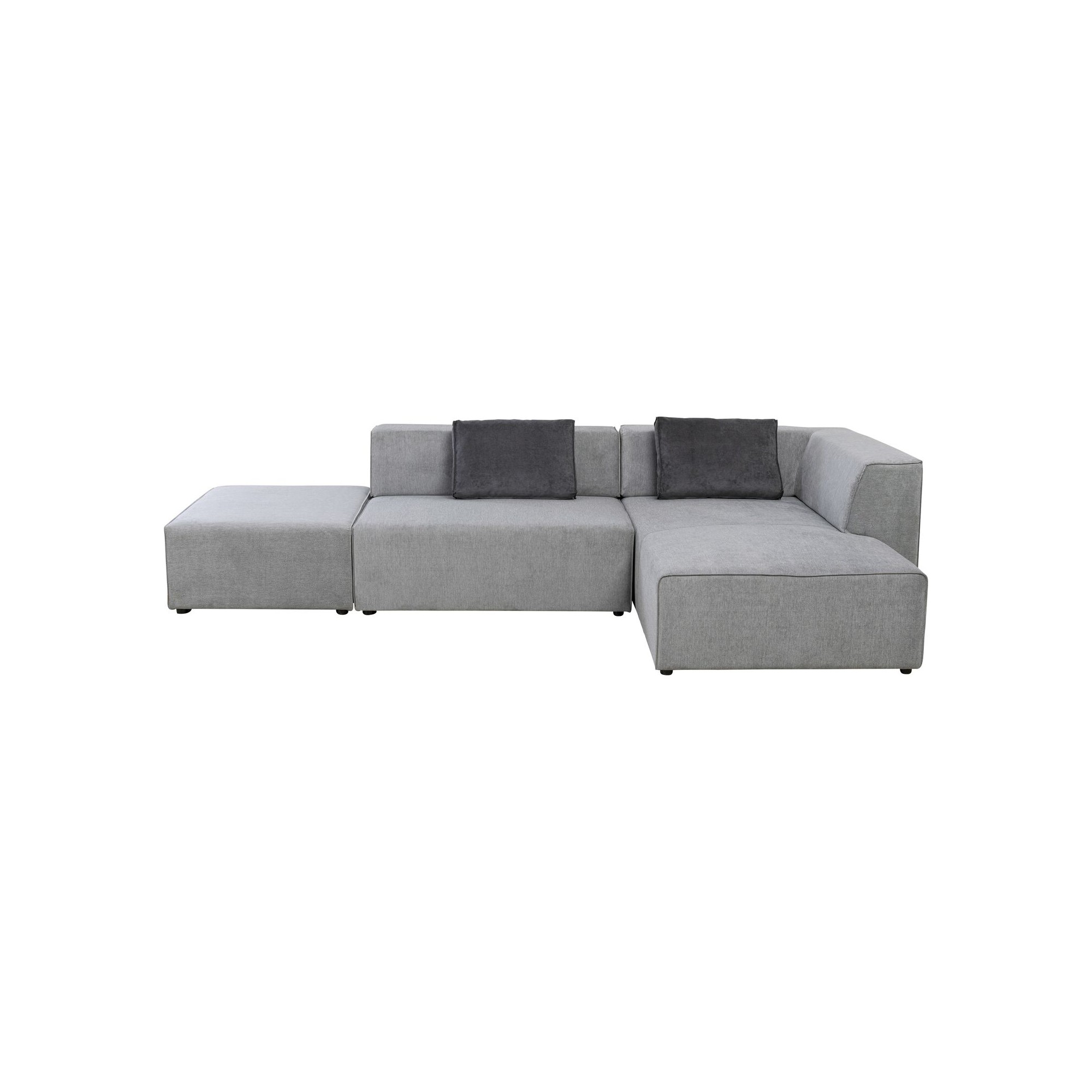 Sofa Infinity Ottomane Grey Right Kare Design